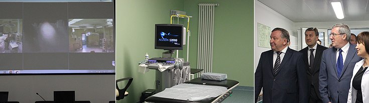 Виктор Толоконский посетил Федеральный центр травматологии, ортопедии и эндопротезирования, осмотрел отделения с новейшей медицинской техникой