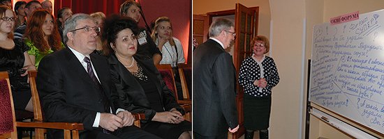 Полномочный представитель принял участие в работе V Городского форума молодых педагогов