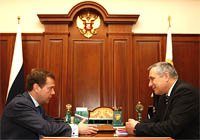 Дмитрий Медведев провел рабочую встречу с Анатолием Квашниным