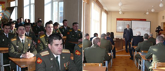 Встреча с офицерами мотострелковой бригады