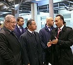 Виктор Толоконский посетил завод по производству автоклавного газобетона в г.Искитим Новосибирской области