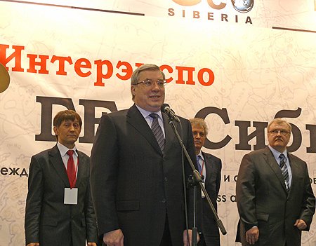 Виктор Толоконский принял участие в открытии выставки и научного конгресса «Интерэкспо Гео-Сибирь»