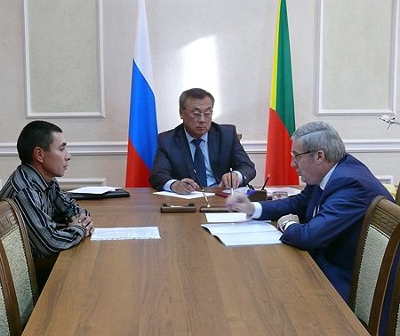 В ходе личного приема