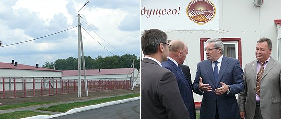 В ходе посещения свиноводческого комплекса ООО «Алтаймясопром»