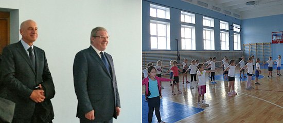 Бассейн, школа искусств, современная общеобразовательная школа с мастерскими, стадионом и спортивной площадкой – это уникальные возможности для развития детей, занятия спортом и творчеством - Виктор Толоконский