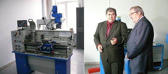 Полномочный представитель осмотрел производственные мастерские училища № 62