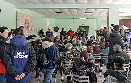 Во время встречи с жителями региона