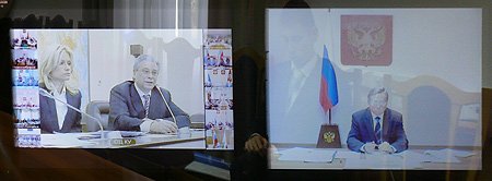 В ходе видеоконференции