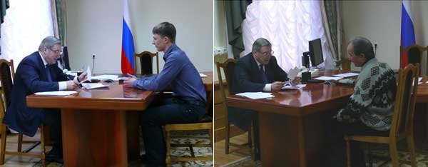 В ходе личного приема