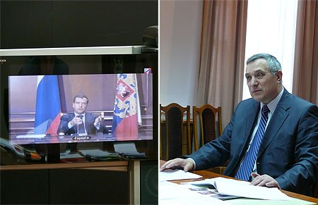 Беседа Президента России с полномочным представителем состоялась в режиме видеоконференции