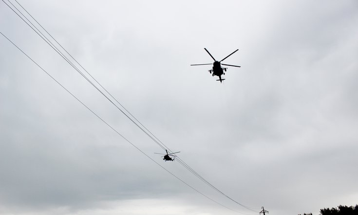 Плановые показные военные учения на базе Новосибирского судоходного шлюза