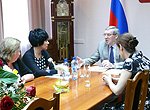 Полпред главы государства провел встречу с представителями Новосибирской городской общественной организации «День аиста»