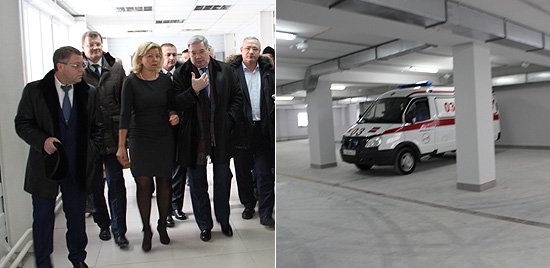 В ходе посещения новой Станции скорой медицинской помощи г.Томска