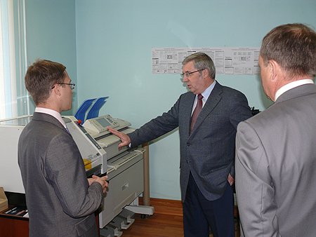 В учебном классе Новосибирского авиационного технического колледжа