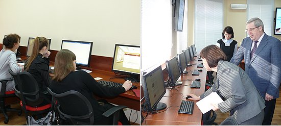 Виктор Толоконский ознакомился с работой регионального центра доступа к ресурсам Президентской библиотеки им. Б.Н.Ельцина