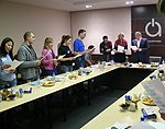Виктор Толоконский встретился с участниками Зимней школы Академпарка