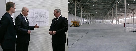 Полномочный представитель осмотрел площадку завода ООО 'Лиотех', занимающегося производством современных литий-ионных батарей