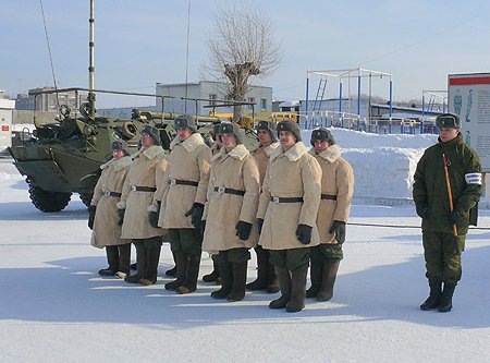 Строевой плац 32-й отдельной мотострелковой бригады