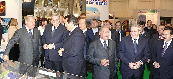 Полпред осмотрел выставку «Омская область - открытая площадка Евроазиатского сотрудничества»