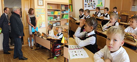 Николай Рогожкин ознакомился с учебной деятельностью Гимназии №1
