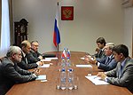 Виктор Толоконский встретился с Чрезвычайным и Полномочным Послом Республики Польша в России Войцехом Зайончковски