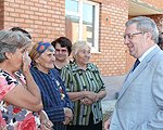 Полпред в Чите посетил микрорайон, где строится жилье для ветеранов Великой Отечественной войны