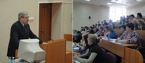 Полномочный представитель встретился со слушателями курсов, проходящих обучение в Сибирской академии государственной службы (СибАГС) в рамках федеральной программы «Подготовка управленческих кадров в сфере здравоохранения и образования в 2011-2014 гг.»