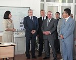 Виктор Толоконский посетил ряд образовательных учреждений Республики Алтай