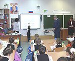 Виктор Толоконский встретился с учащимися и преподавателями Гимназии № 13 г.Новосибирска