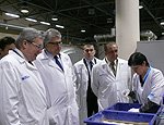 Виктор Толоконский ознакомился с работой нового технологического комплекса ЗАО «НЭВЗ-КЕРАМИКС»