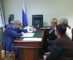 Полномочный представитель провел личный прием граждан по обращениям в Приемную Президента РФ в Сибирском федеральном округе