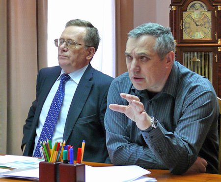 Заместитель полномочного представителя Президента РФ в СФО Владимир Псарев, полномочный представитель Президента РФ в СФО Анатолий Квашнин