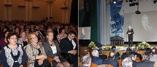 Полномочный представитель принял участие в торжественном расширенном заседании Ученого совета Сибирского государственного университета путей сообщения, посвященного 80-летию со дня основания учреждения