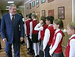 Виктор Толоконский встретился с учащимися и преподавателями лицея № 22 «Надежда Сибири» г. Новосибирска
