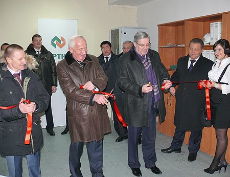 Открытие завода плит МДФ в Томске