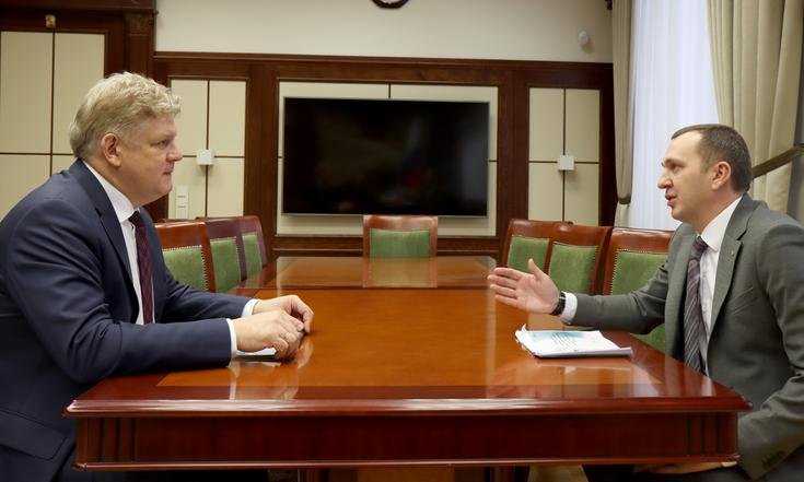 Рабочая встреча с Д.Сухоплюевым