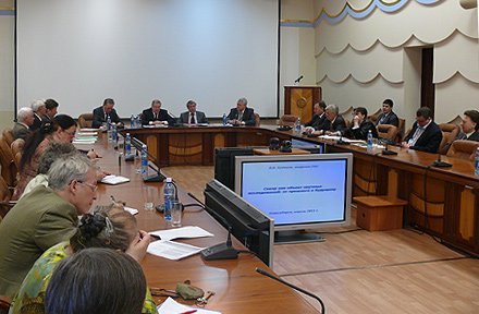 В ходе совещания 'Север и Арктика Сибири в глобальном и российском контекстах: научные исследования и модели освоения'