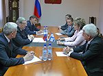 Виктор Толоконский встретился с послом Государства Израиль в Российской Федерации Дорит Голендер