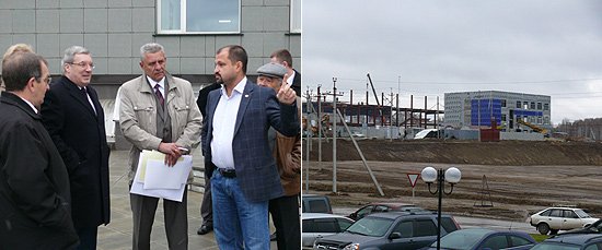 Виктору Толоконскому показали строящийся биотехнопарк