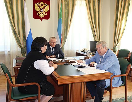 В ходе личного приема