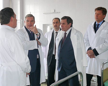 Полномочный представитель посетил Новосибирский городской перинатальный центр