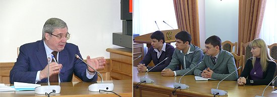 Стажировки студентов, трудоустройство выпускников, перспективы жилищных программ для молодых специалистов - эти и другие вопросы обсуждались на встрече