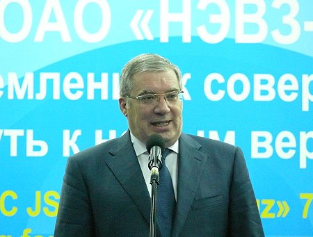 Виктор Толоконский: «Основное богатство завода – это люди, чей добросовестный труд определил перспективу дальнейшего развития “НЭВЗ-Союз”»