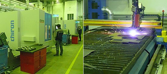 На заводе установлено современное высокотехнологичное оборудование