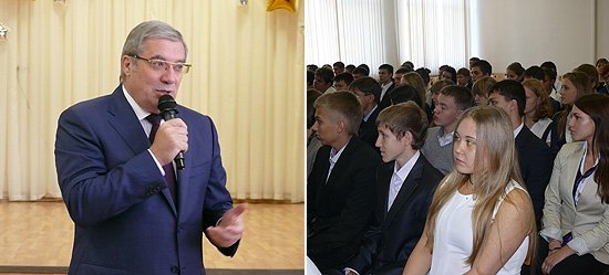 В ходе общения с учениками спецклассов