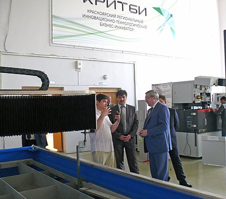Виктор Толоконский посетил «Сибирский государственный аэрокосмический университет имени академика М.Ф.Решетнева»