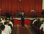 Полномочный представитель обсудил с преподавателями и слушателями новосибирского Института ФСБ проблемы армии, безопасности, патриотического воспитания молодежи