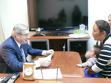 Виктор Толоконский провел личный прием граждан в приемной Президента РФ