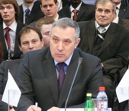 Полномочный представитель Президента РФ в Сибирском федеральном округе Анатолий Квашнин (VI Красноярский экономический форум, 27 февраля 2009 г.)