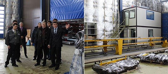 Осмотр производственных линий ООО «ДорХан-Новосибирск»